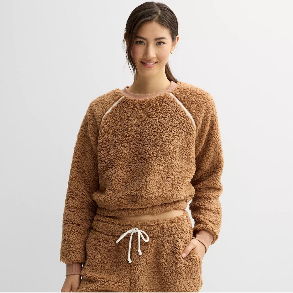 NWT Madden Girl Sherpa Pullover, XL